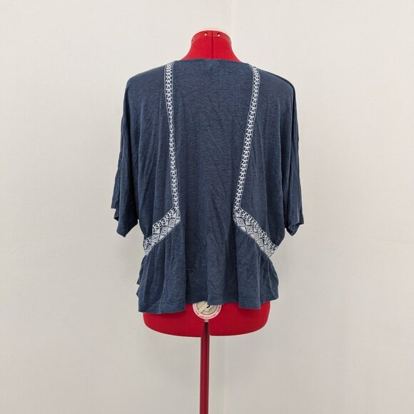 Akemi + Kin Blue Boho Top - Picture 4 of 6